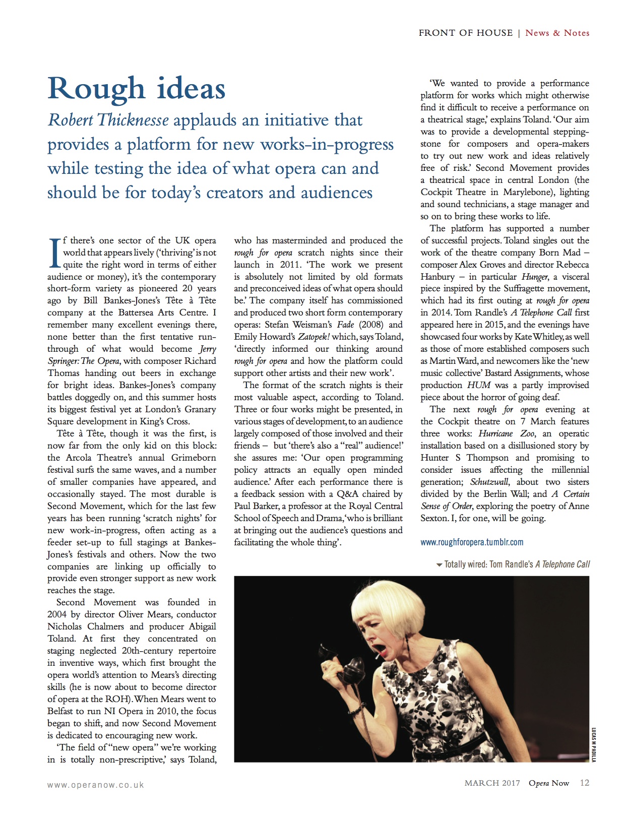 Opera Now March 2017 Rough Ideas